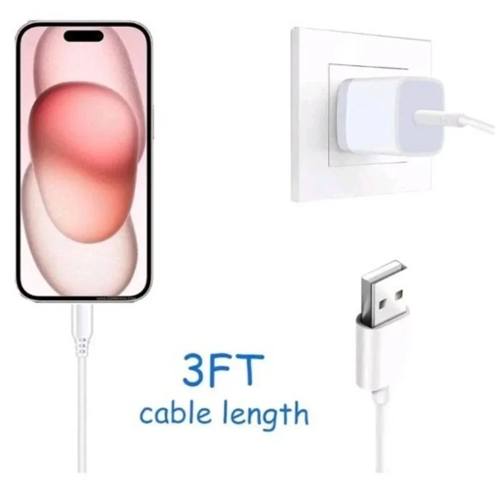 Car Carplay Cable for iPhone 15 16 15 Pro Max 15 16 Plus Cable, USB A to USB